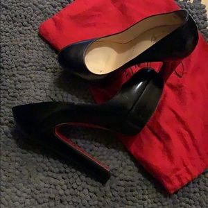 Christian Louboutin bibi leather heels